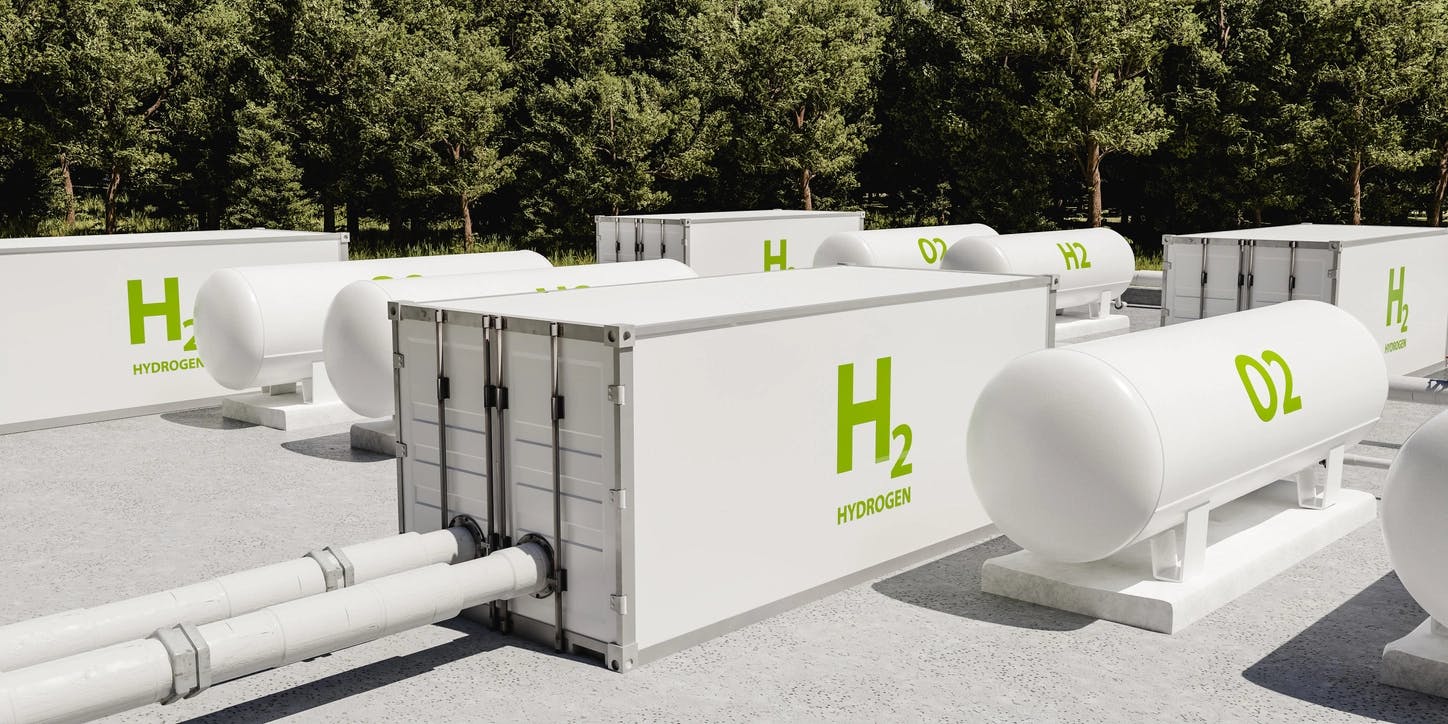 container hydrogen production